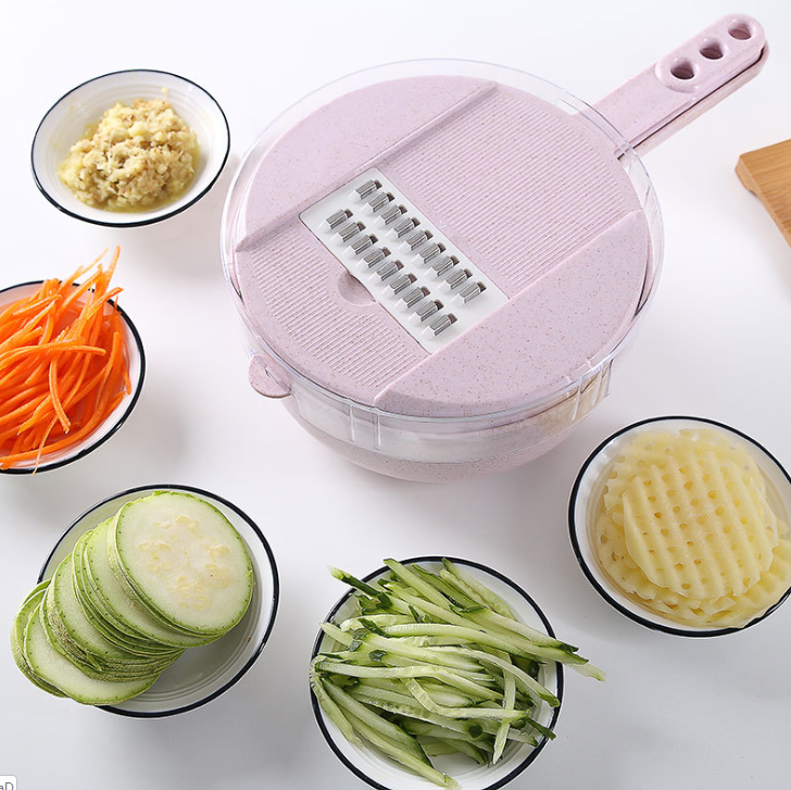 8 In 1 Mandoline Slicer Vegetable Slicer Potato Peeler Carrot Onion Grater With Strainer Vegetable Cutter Potato Slicer