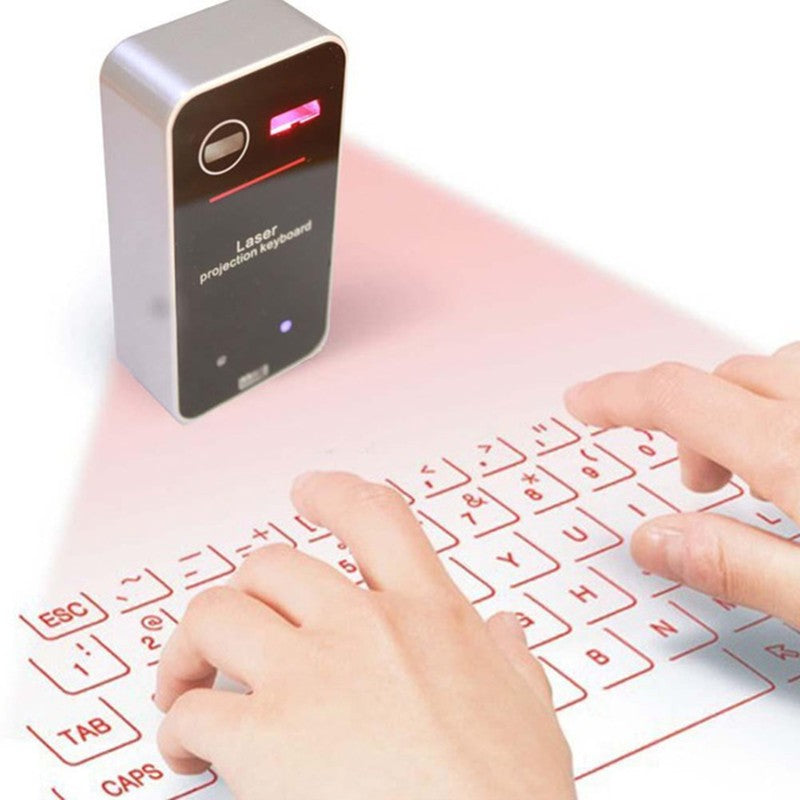 Futuristic Design Bluetooth Wireless Laser Keyboard
