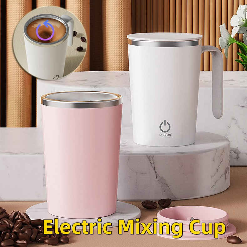 Kitchen Electric Mixing Cup Stirring Coffee Cup Automatic Mixing Mugs Cup Rotating Magnetic Water Cup