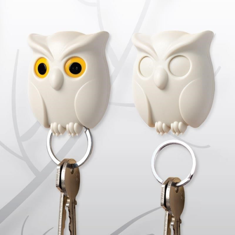 Night Owl Magnetic Wall Key Holder Wall Magnets Keep Keychains Hooks