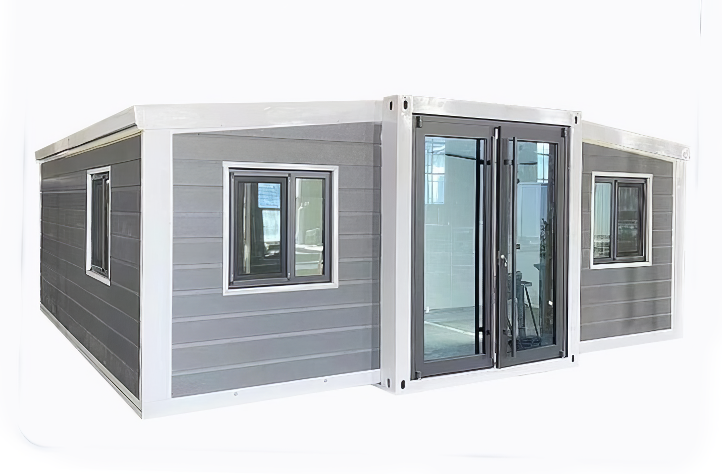Prefabricated House 40FT x 20FT Container Home 3 BHK Outdoor Storage Shed Prefab House Tiny Home